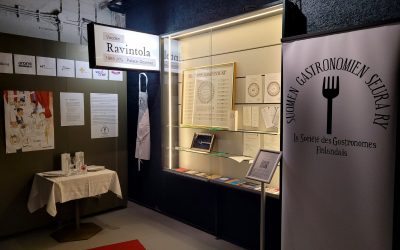 Suomen Gastronomien Seuran 80-vuotisjuhlavuoden näyttely Hotelli- ja ravintolamuseossa