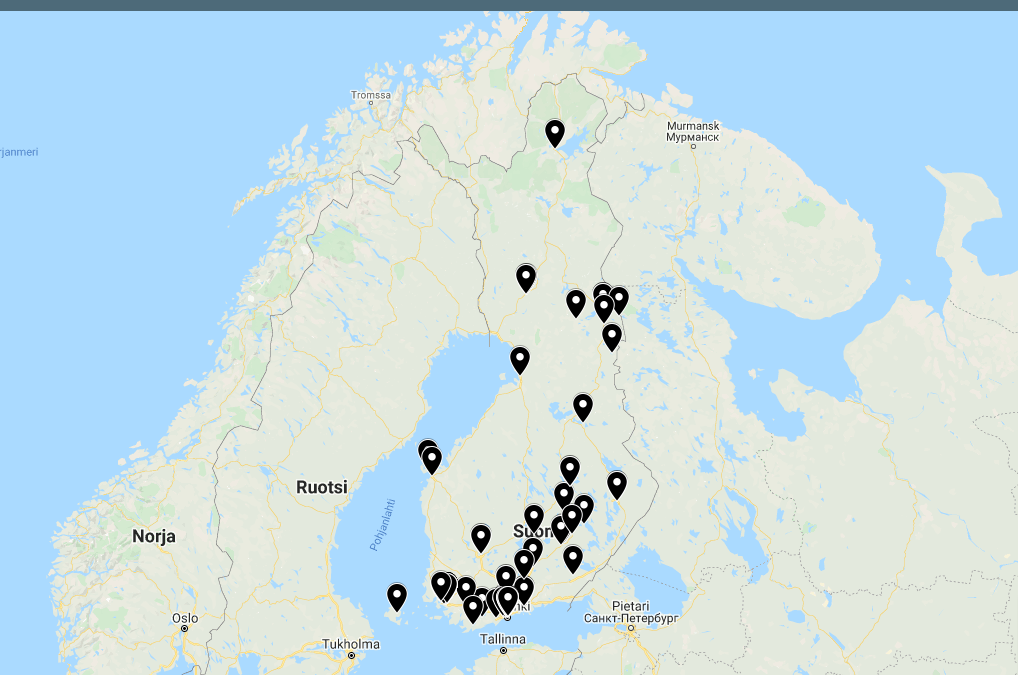 Syö hyvin Suomessa -karttapalvelu on julkaistu